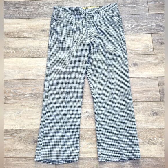 Vintage men's Anderson-Little Co trousers,  blue and white checked plaid - Picture 1 of 13